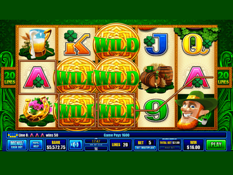 wild lepre coins slot machine
