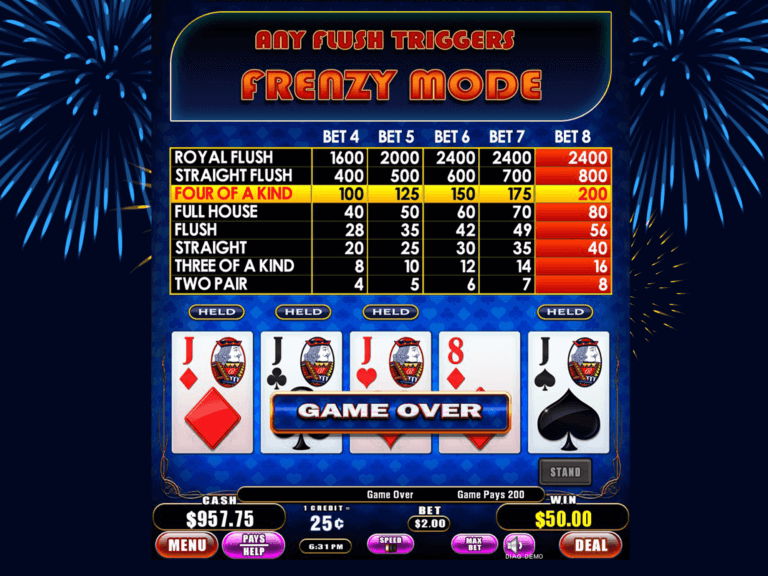 Flush Frenzy Poker 1