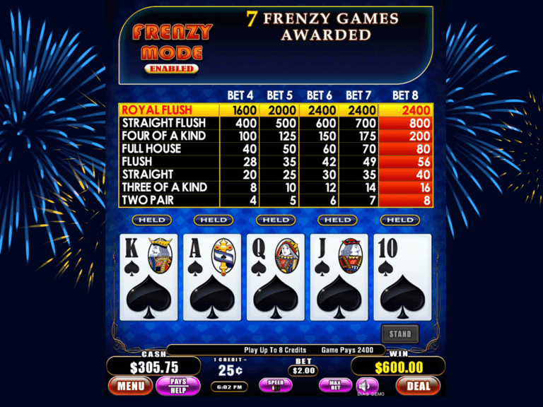 Flush Frenzy Poker 3