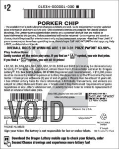 Porker Chip Back