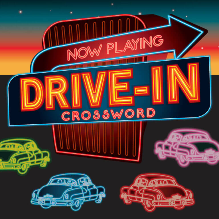 Drive In Crossword Game Tile