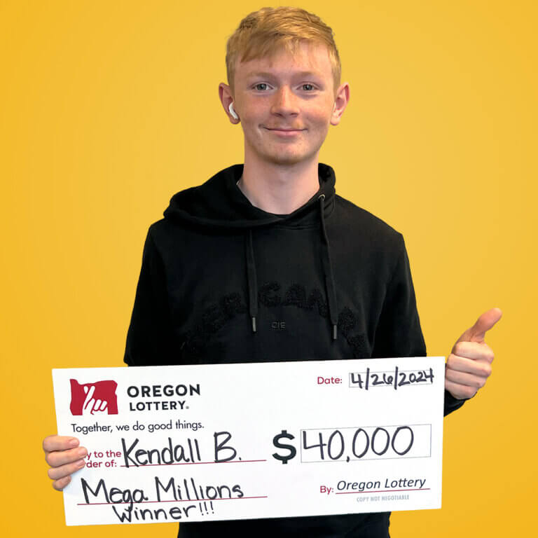 Kendall B., Oregon Lottery winner