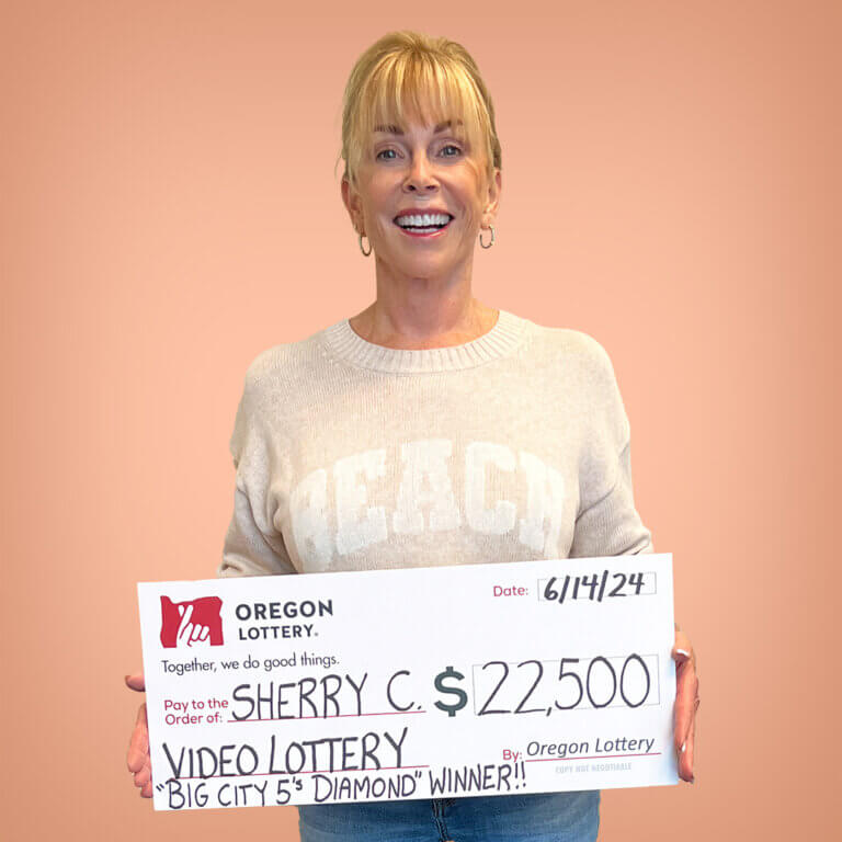 Video Lottery winner Sherry C.
