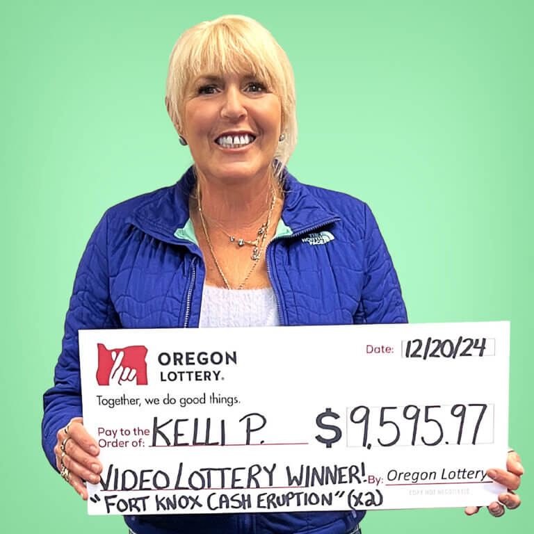 Kelli P, Video Lottery winner